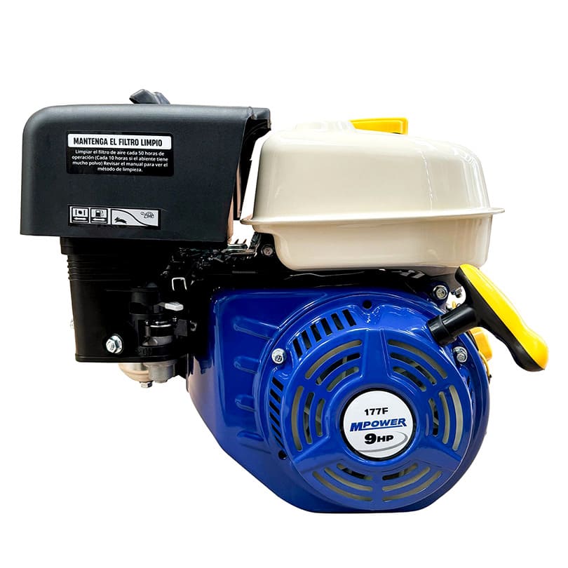 Motor Gasolina 9 HP <br> Marca MPOWER <br> Modelo 177F-BA4