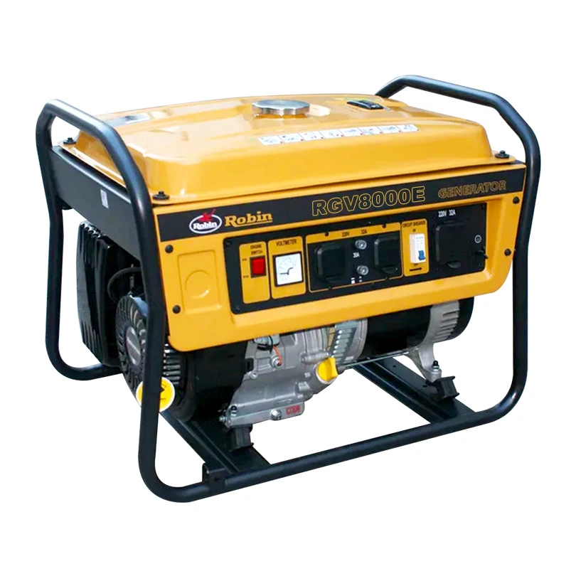 Generador Eléctrico <br> Marca ROBIN <br> Capacidad 8 KW<br> Modelo RGV8000E <br> Motor ROBIN 420F (15 HP)